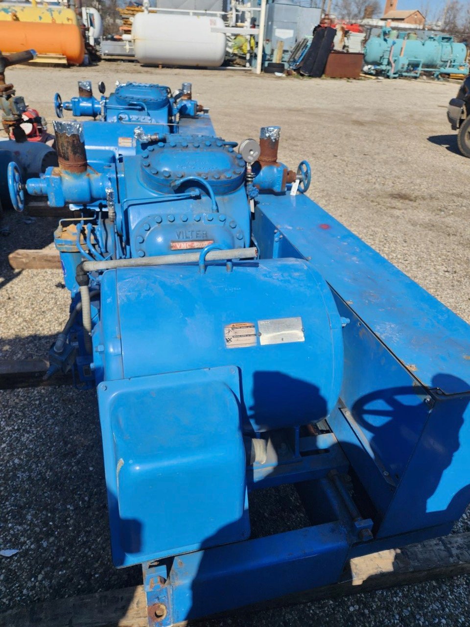 Vilter VMC Ammonia Compressors model 458XL – skid package